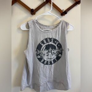 Guns N' Roses Women’s Gray Sleeveless Top